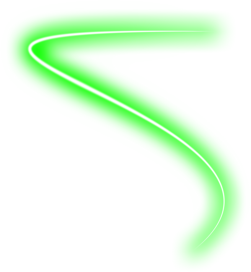 Green Neon Swirl
